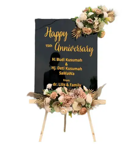 Papan Bunga Akrilik balonggede