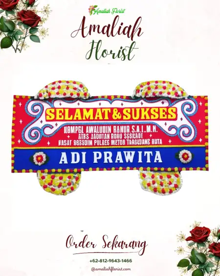 Papan Bunga Ucapan Selamat balonggede